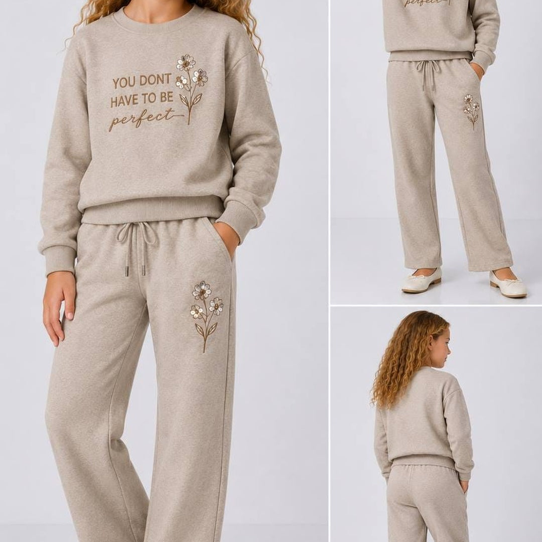 Girls Brushed Jersey 3-Piece Set