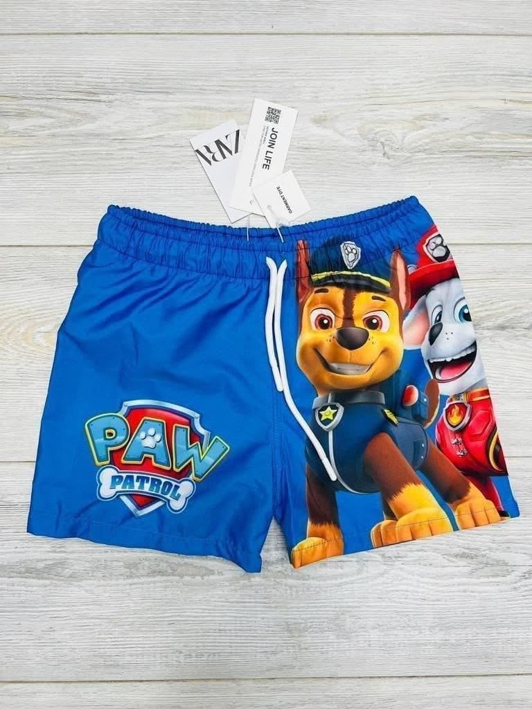Boys Paw Print Swim Shorts